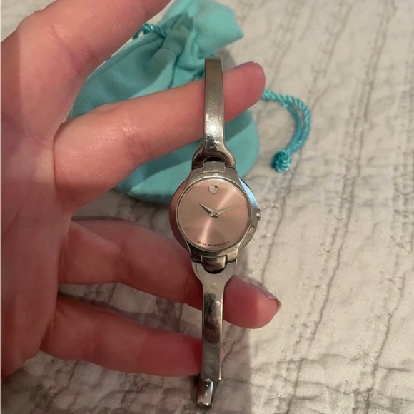 Movado pink faced rare watch - Picture 4 of 7